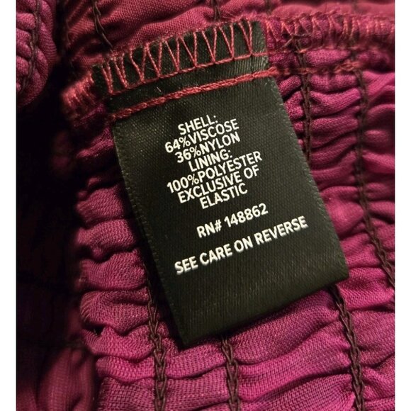 Torrid Velvet Burnout Floral Top 2 2X Smocked Maroon Whimsigoth Fairy Long Slv - Picture 8 of 8